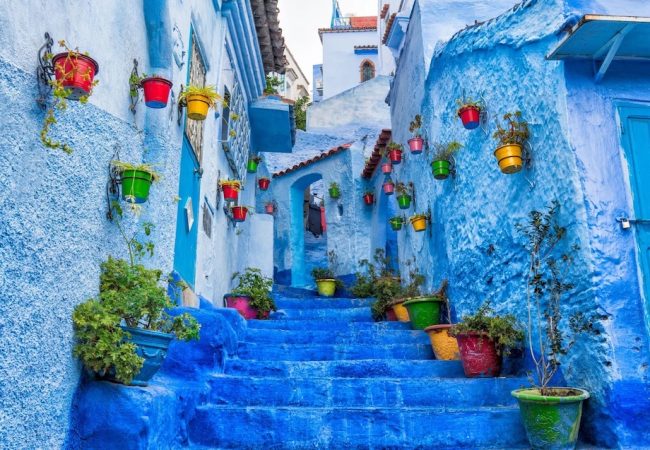 Book the best 10 days private tour from Tangier and discover Morocco’s highlights. Visit Chefchaouen, Fes, Sahara Desert, Marrakech & Ait Ben Haddou with camel trekking and a luxury desert camp experience.